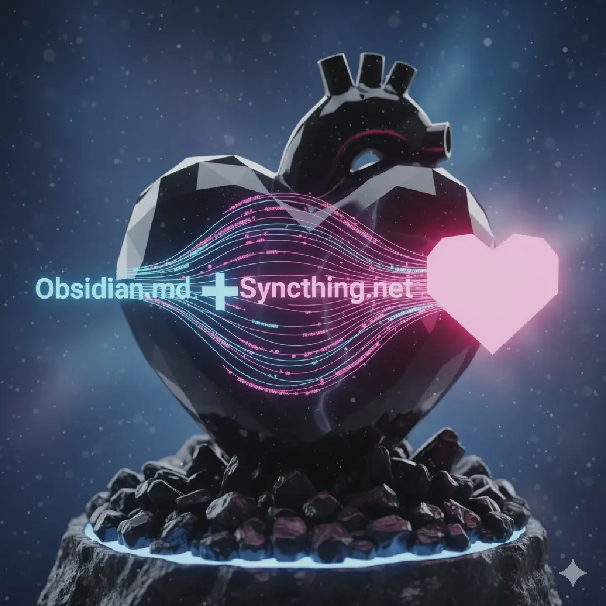 Featured image for Obsidian + Syncthing = ❤️