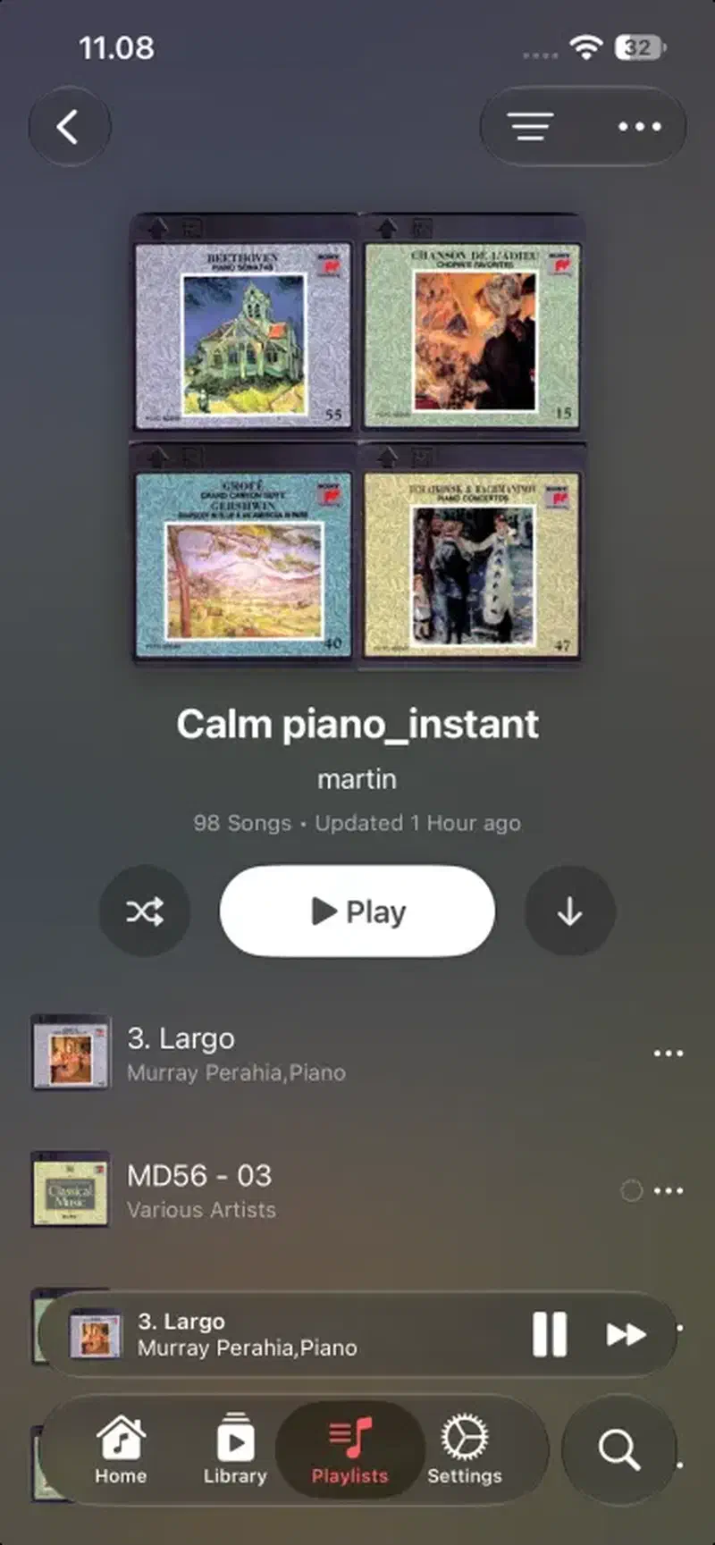 Screenshot of Arpeggi