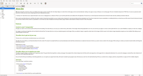 Zim Desktop Wiki - Note Taking the Awesome Way Part One